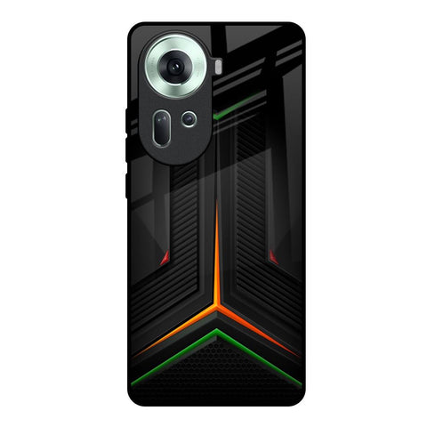 Modern Ultra Chevron Glossy Case for Oppo Reno11 5G