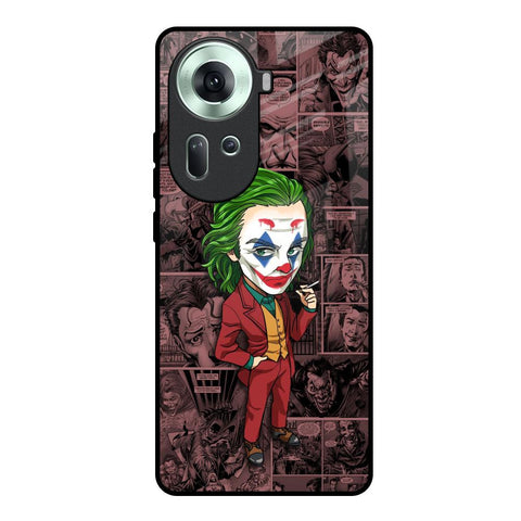 Joker Cartoon Glossy Case for Oppo Reno11 5G