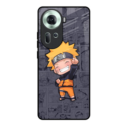 Orange Chubby Glossy Case for Oppo Reno11 5G