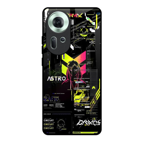 Astro Glitch Glossy Case for Oppo Reno11 5G
