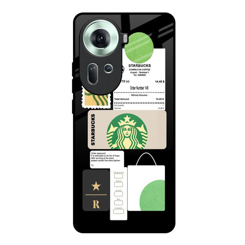 Coffee Latte Glossy Case for Oppo Reno11 5G