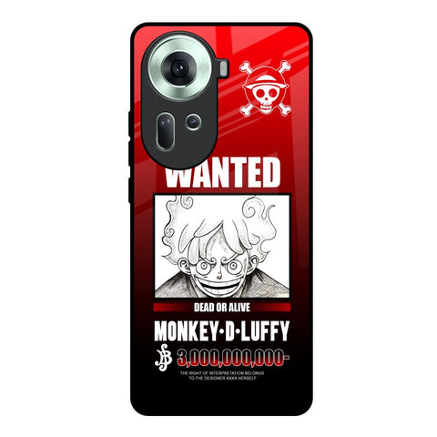 Luffy Wanted Glossy Case for Oppo Reno11 5G