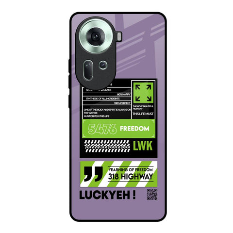 Run & Freedom Glossy Case for Oppo Reno11 5G