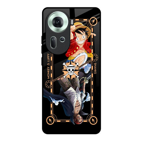 Shanks & Luffy Glossy Case for Oppo Reno11 5G