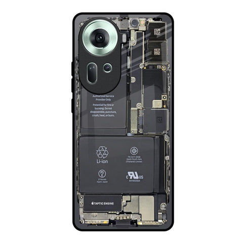 Skeleton Inside Glossy Case for Oppo Reno11 5G