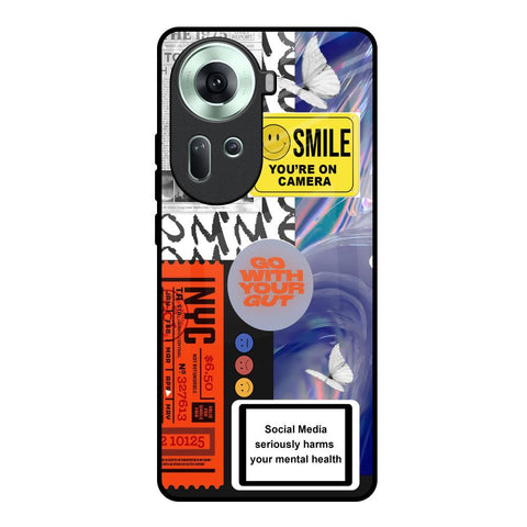 Smile for Camera Glossy Case for Oppo Reno11 5G