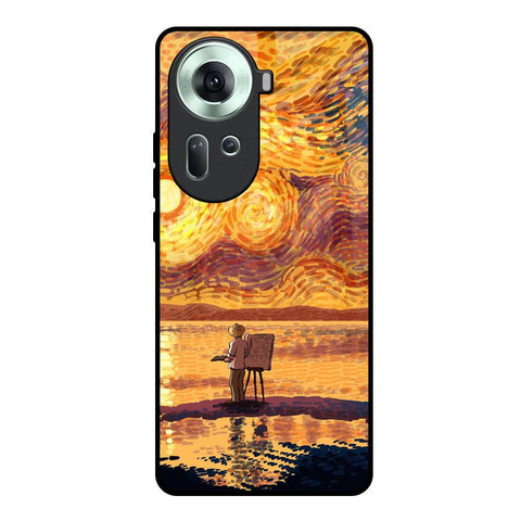 Sunset Vincent Glossy Case for Oppo Reno11 5G
