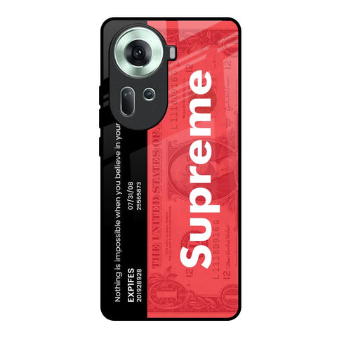 Supreme Ticket Glossy Case for Oppo Reno11 5G