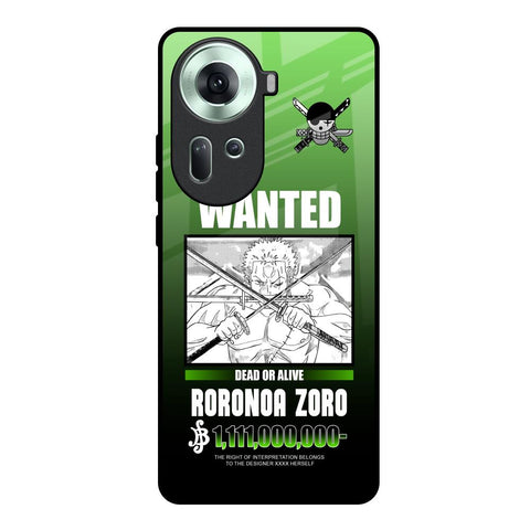 Zoro Wanted Glossy Case for Oppo Reno11 5G