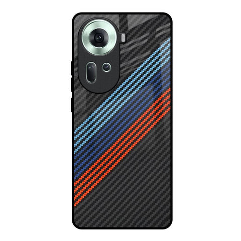 Carbon Inspired Glossy Case for Oppo Reno11 5G