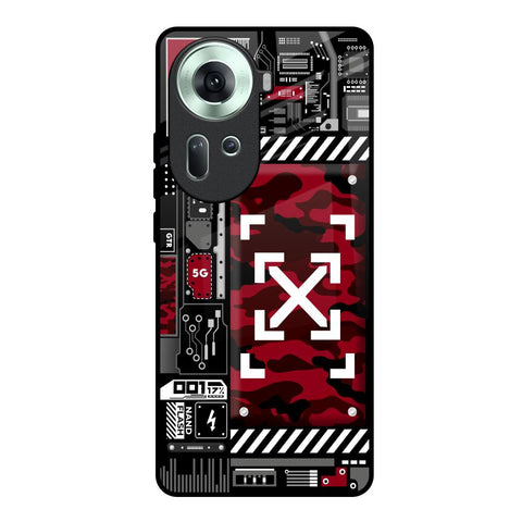 Technology Art Glossy Case for Oppo Reno11 5G