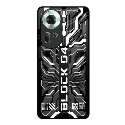 Monochrome Magic Glossy Case for Oppo Reno11 5G