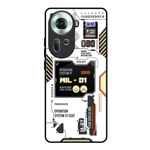 Tech Display Glossy Case for Oppo Reno11 5G