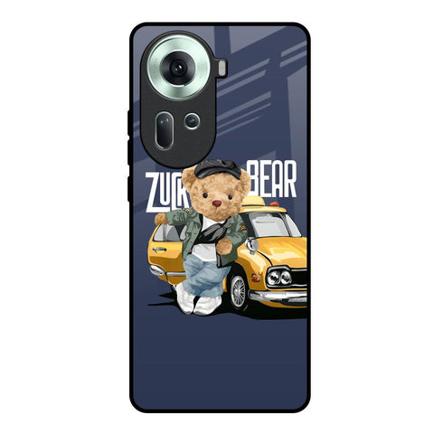 Adventurous Bear Glossy Case for Oppo Reno11 5G