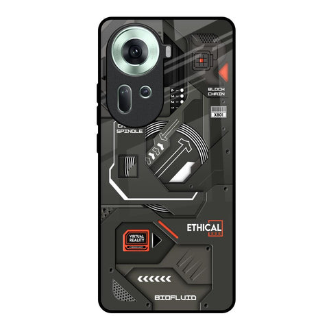 Tech Aesthetics Glossy Case for Oppo Reno11 5G