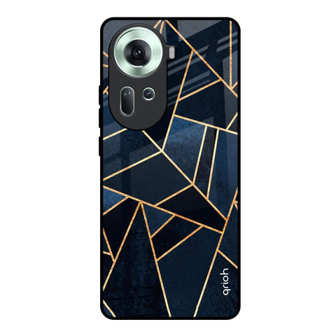 Abstract Tiles Glossy Case for Oppo Reno11 5G