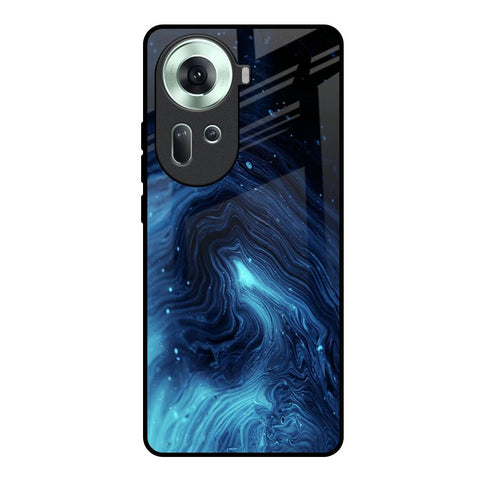 Dazzling Ocean Gradient Glossy Case For Oppo Reno11 5G