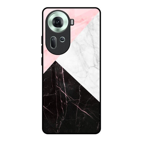 Marble Collage Art Glossy Case For Oppo Reno11 5G