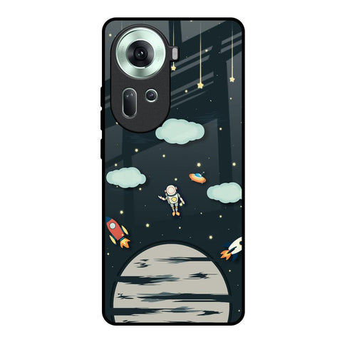 Astronaut Dream Glossy Case For Oppo Reno11 5G