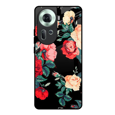 Floral Bunch Glossy Case For Oppo Reno11 5G