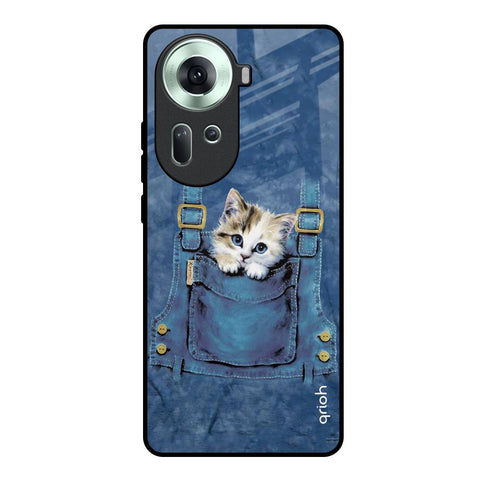 Kitty In Pocket Glossy Case For Oppo Reno11 5G