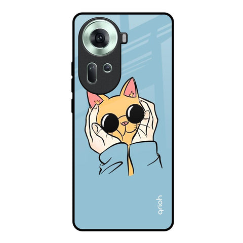 Adorable Cute Kitty Glossy Case For Oppo Reno11 5G