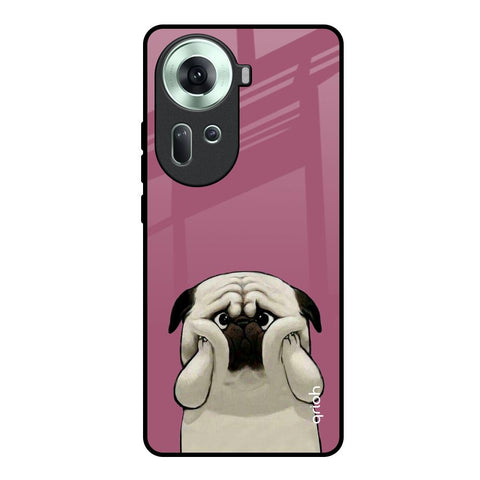 Funny Pug Face Glossy Case For Oppo Reno11 5G