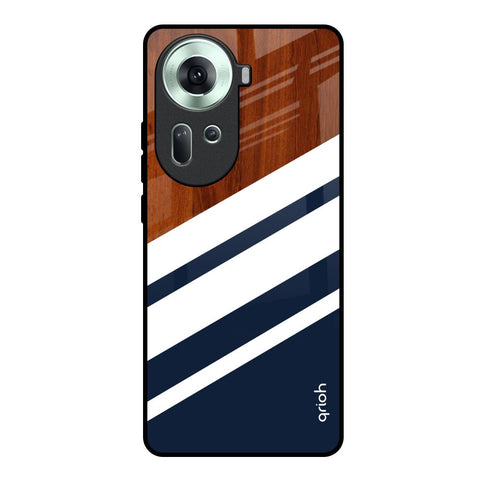 Bold Stripes Glossy Case for Oppo Reno11 5G