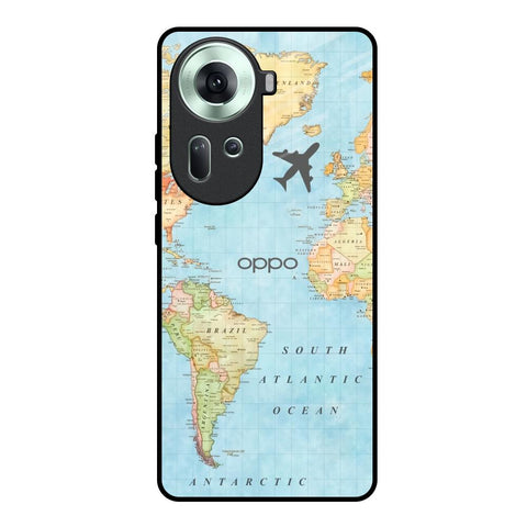 Fly Around The World Glossy Case for Oppo Reno11 5G