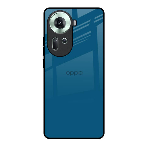 Cobalt Blue Glossy Case for Oppo Reno11 5G