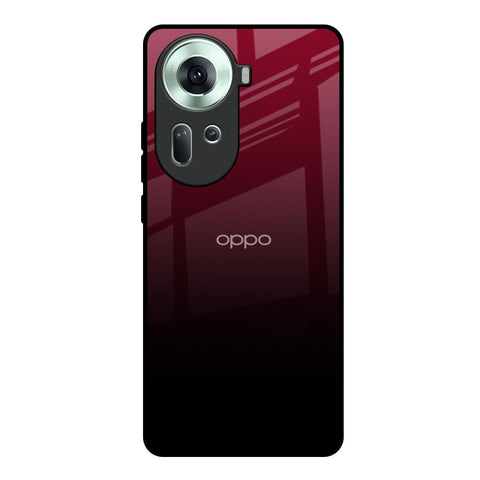 Wine Red Glossy Case For Oppo Reno11 5G