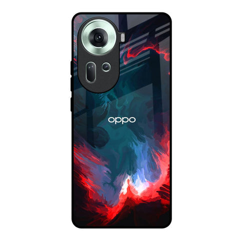 Brush Art Glossy Case For Oppo Reno11 5G
