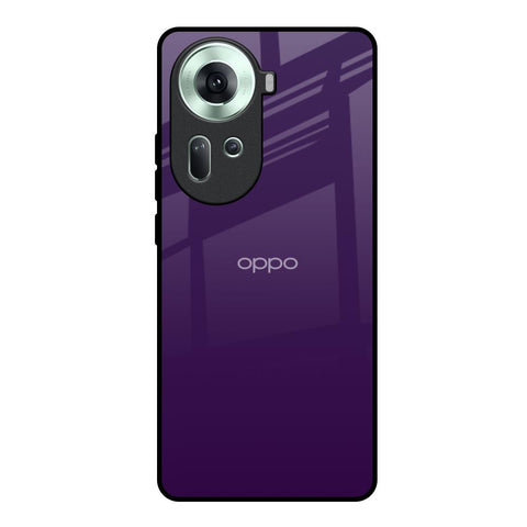 Dark Purple Glossy Case for Oppo Reno11 5G