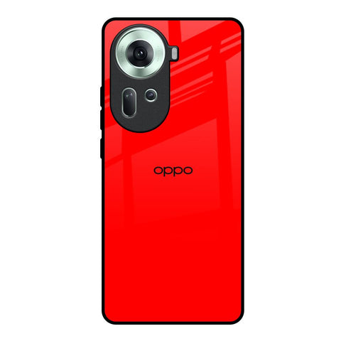 Blood Red Glossy Case for Oppo Reno11 5G