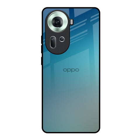 Sea Theme Gradient Glossy Case for Oppo Reno11 5G