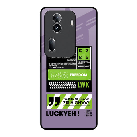 Run & Freedom Glossy Case for Oppo Reno11 Pro 5G