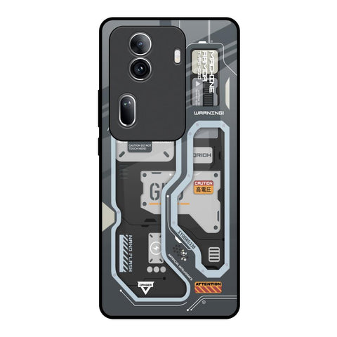 Retro Futuristic Glossy Case for Oppo Reno11 Pro 5G
