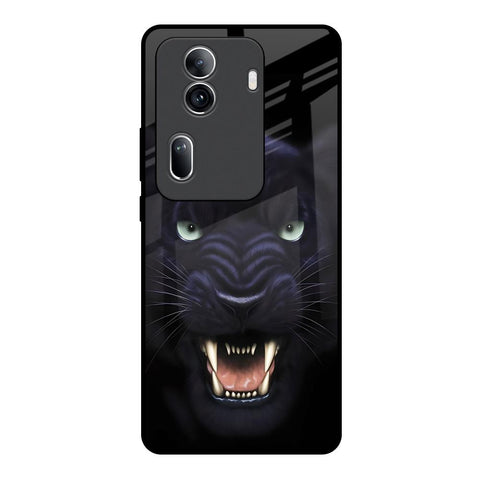 Angry Black Leopard Glossy Case for Oppo Reno11 Pro 5G