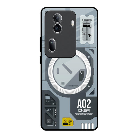 Modern Technology Glossy Case for Oppo Reno11 Pro 5G