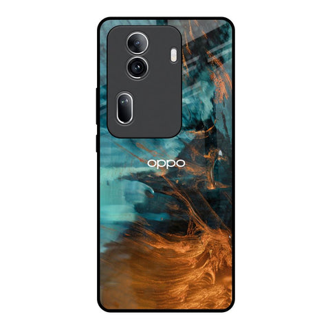 Golden Splash Glossy Case for Oppo Reno11 Pro 5G