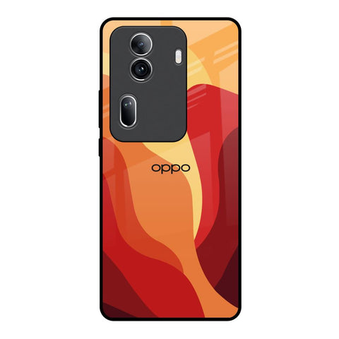 Magma Color Pattern Glossy Case for Oppo Reno11 Pro 5G
