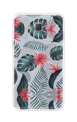 Retro Floral Leaf Soft Cover for Samsung J7