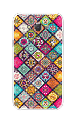 Multicolor Mandala Soft Cover for Samsung J7