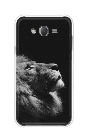 Lion Looking to Sky Soft Cover for Samsung J7