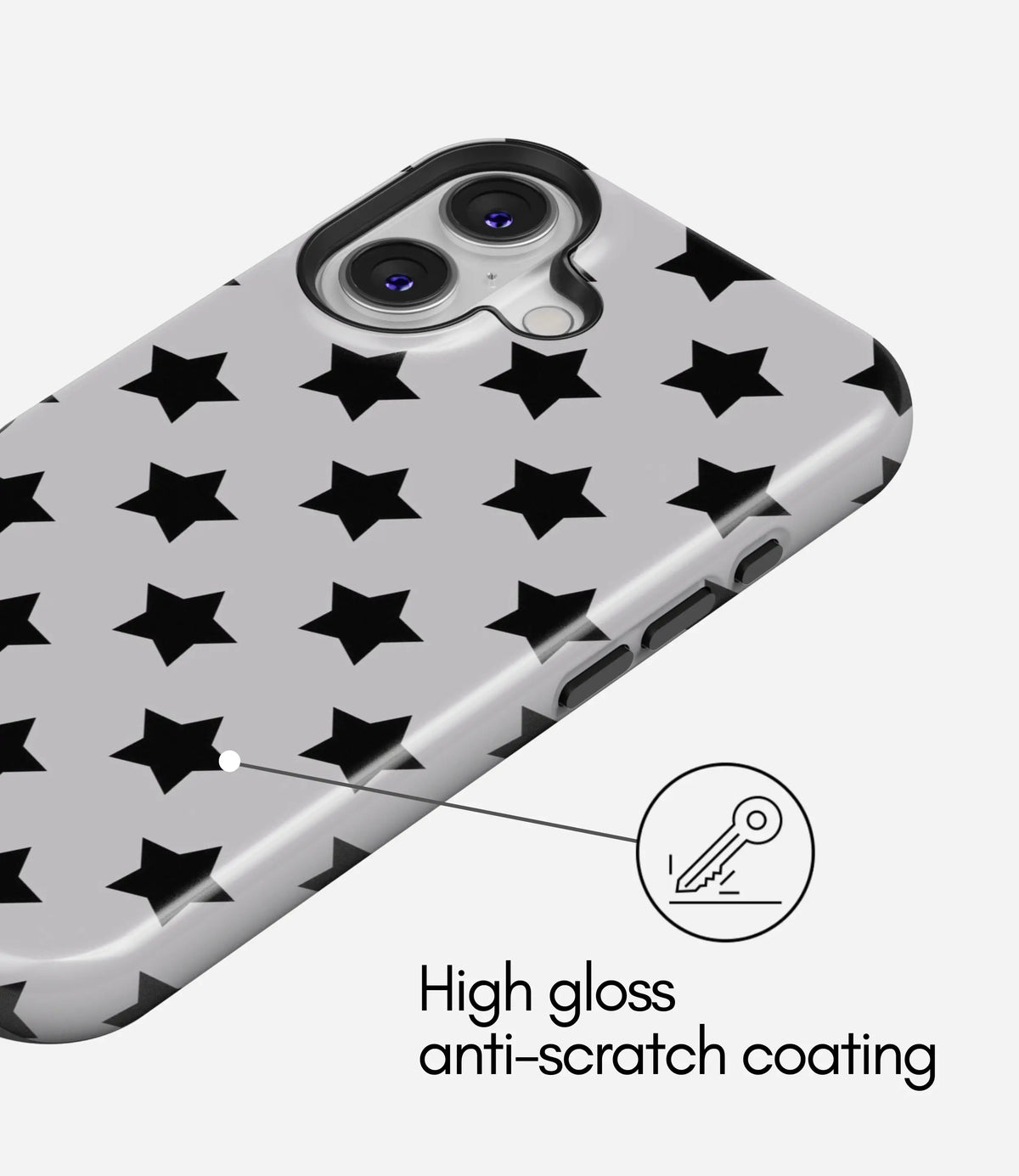 Midnight Star Premium Tough Shining Phone Case (Double Layer) Available For All iPhone Models