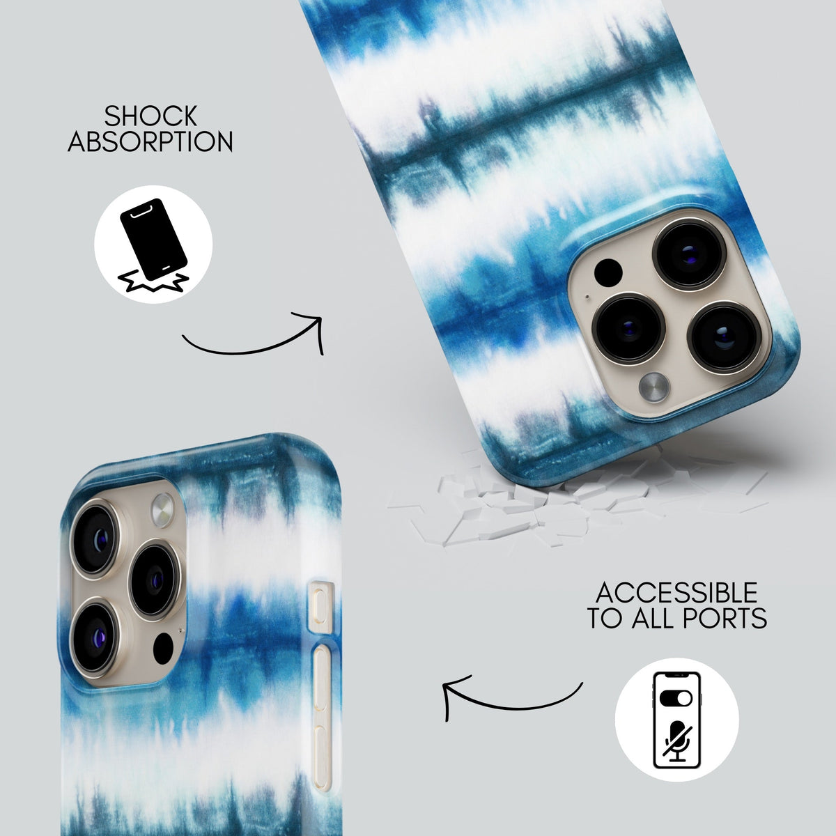 Spirulina Premium Tough Shining Phone Case (Double Layer) Available For All iPhone Models