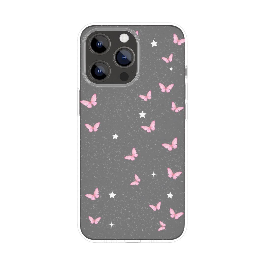 Butterflies & Sparkle Clear Case - Case On