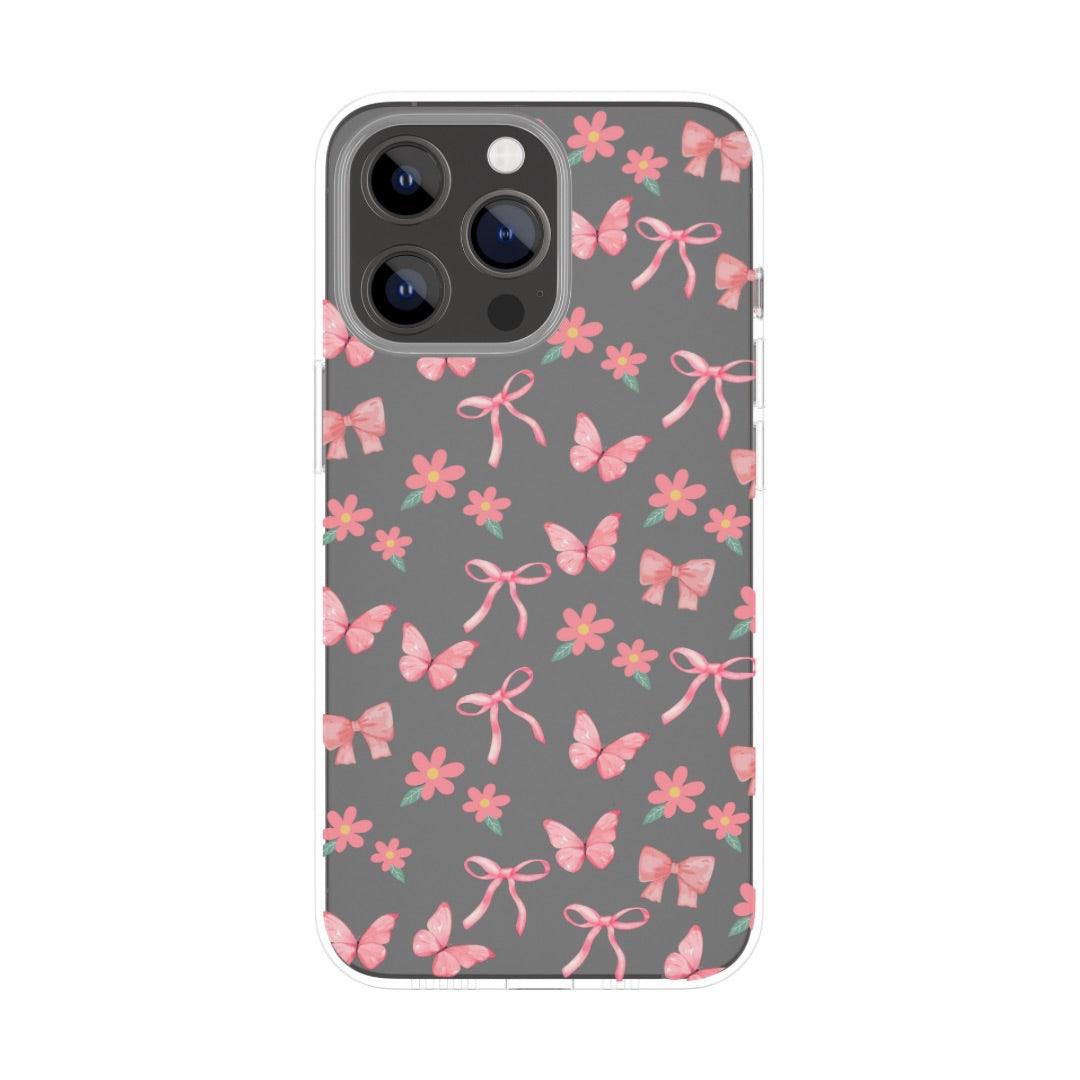 Coquette Bows & Butterflies Clear Case - Case On