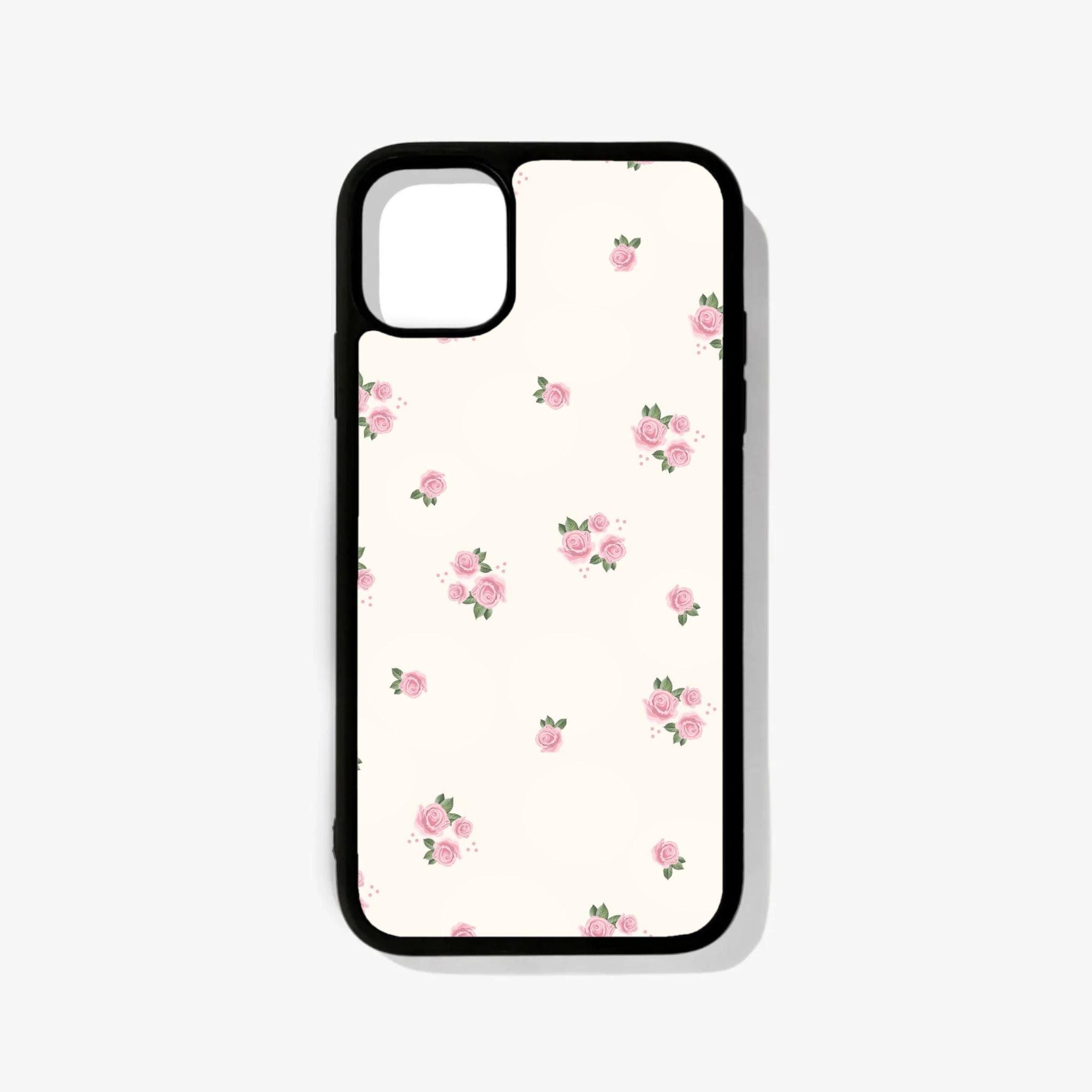 Pink Roses Glass Case - Case On
