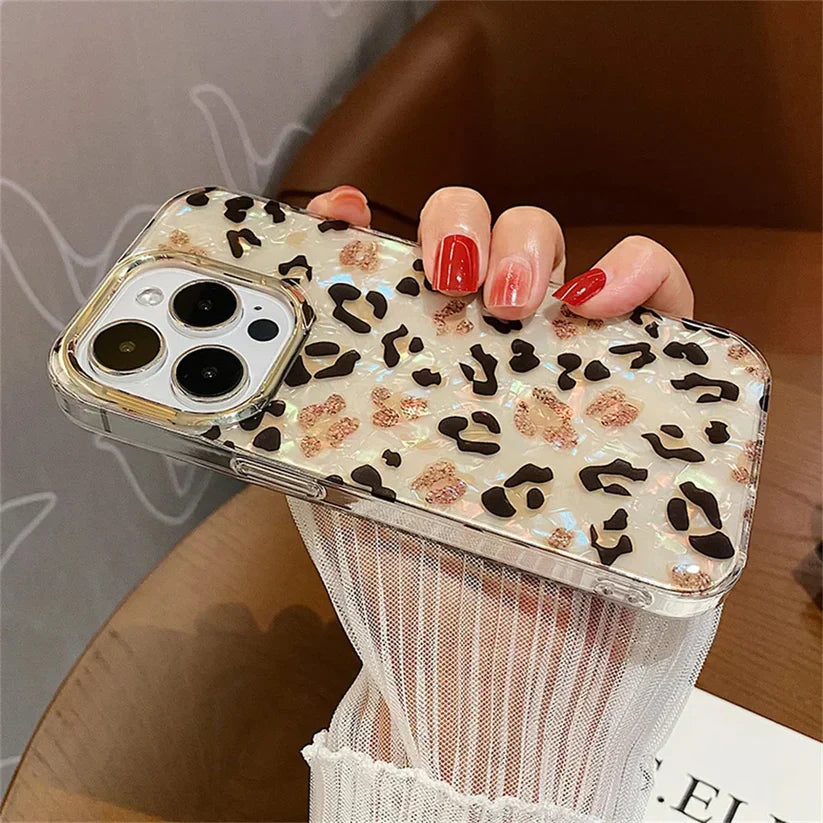 Cheetah Laser Marble Case